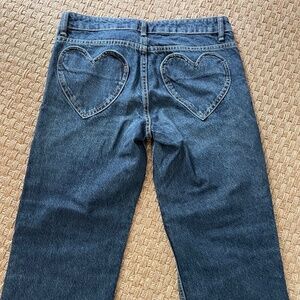 Zara heart pocket jeans